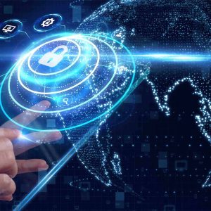 Cyber security data protection business technology privacy concept. Hippa Security
